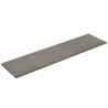 Tête de lit murale 12 pcs Gris clair 60 x 15 cm Velours 560087560087