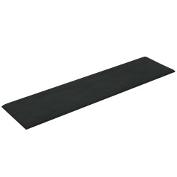 Tête de lit murale 12 pcs Noir 60 x 15 cm Velours 560093560093