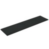 Tête de lit murale 12 pcs Noir 60 x 15 cm Velours 560093560093