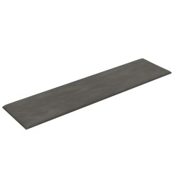 Tête de lit murale 12 pcs Gris foncé 60 x 15 cm Velours 560098560098