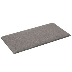 Tête de lit murale 12 pcs Gris clair 60 x 30 cm tissu 560099560099
