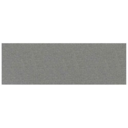 Tête de lit murale 12 pcs Gris clair 90 x 30 cm tissu 560100560100