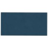 Tête de lit murale 12 pcs Bleu 60 x 30 cm Velours 560106560106