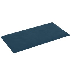 Tête de lit murale 12 pcs Bleu 60 x 30 cm Velours 560106560106