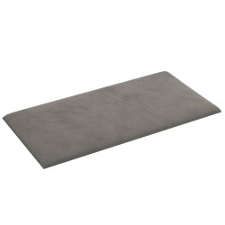 Tête de lit murale 12 pcs Gris clair 60 x 30 cm Velours 560108560108