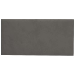 Tête de lit murale 12 pcs Gris foncé 60 x 30 cm Velours 560109560109