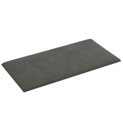 Tête de lit murale 12 pcs Gris foncé 60 x 30 cm Velours 560109560109