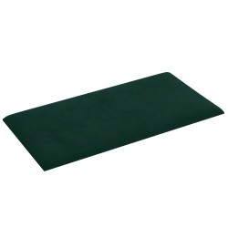 Tête de lit murale 12 pcs Vert foncé 60 x 30 cm Velours 560110560110