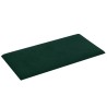 Tête de lit murale 12 pcs Vert foncé 60 x 30 cm Velours 560110560110