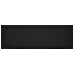 Tête de lit murale 12 pcs Noir 90 x 30 cm tissu 560113560113