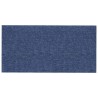 Tête de lit murale 12 pcs Bleu 30 x 15 cm tissu 560118560118
