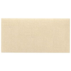 Tête de lit murale 12 pcs Crème 30 x 15 cm tissu 560119560119