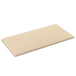 Tête de lit murale 12 pcs Crème 30 x 15 cm tissu 560119560119