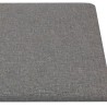 Tête de lit murale 12 pcs Gris clair 30 x 15 cm tissu 560128560128