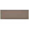 Tête de lit murale 12 pcs Cappuccino 90 x 30 cm tissu 560132560132