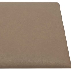 Tête de lit murale 12 pcs Cappuccino 90 x 30 cm tissu 560132560132