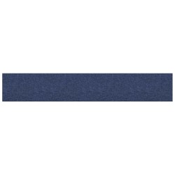 Tête de lit murale 12 pcs Bleu 90 x 15 cm tissu 560136560136