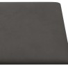 Tête de lit murale 12 pcs Gris foncé 90 x 15 cm Velours 560140560140