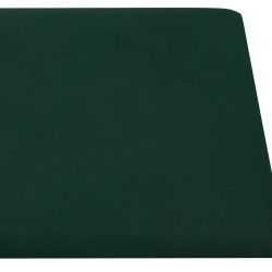 Tête de lit murale 12 pcs Vert foncé 90 x 15 cm Velours 560141560141