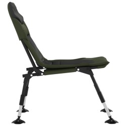 Chaise de pêche avec pieds à boue réglables pliable vert 560147560147