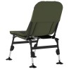 Chaise de pêche avec pieds à boue réglables pliable vert 560147560147