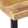 Banc 160 cm bois de manguier brut massif et acier 560152560152