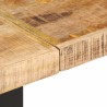 Banc 160 cm bois de manguier brut massif et acier 560152560152