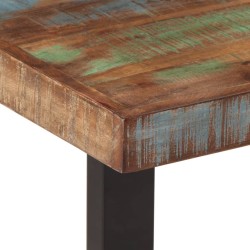 Banc 160 cm bois de récupération massif et acier 560153560153