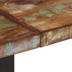 Banc 160 cm bois de récupération massif et acier 560153560153