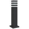 Lampadaire d'extérieur avec sortie noir 50 cm aluminium 560171560171