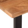 Banc 160 cm bois d'acacia massif et acier 560188560188