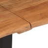 Banc 160 cm bois d'acacia massif et acier 560188560188