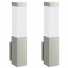Applique Murale Extérieure 2 pcs Argenté 10.5 x 6 x 33 cm 560193560193