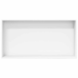 Niche de douche blanc mat 62x32x9 cm acier inoxydable 560212560212