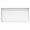 Niche de douche blanc mat 62x32x9 cm acier inoxydable 560212560212