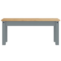 Banc à manger PANAMA gris 105x30x45 cm bois massif de pin 560219560219