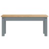 Banc à manger PANAMA gris 105x30x45 cm bois massif de pin 560219560219