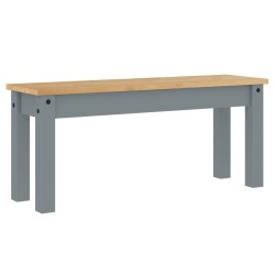 Banc à manger PANAMA gris 105x30x45 cm bois massif de pin 560219560219
