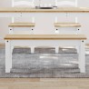 Banc à manger PANAMA blanc 105x30x45 cm bois massif de pin 560220560220