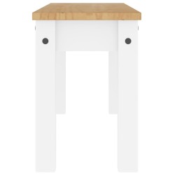 Banc à manger PANAMA blanc 105x30x45 cm bois massif de pin 560220560220