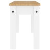 Banc à manger PANAMA blanc 105x30x45 cm bois massif de pin 560220560220