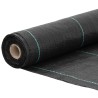 Membrane anti-mauvaises herbes noir 1,5x5 m PP 560228560228