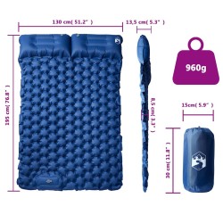 Matelas de camping autogonflant avec oreillers 2 personnes 560232560232