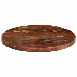 Dessus de table Ø 60x1,5 cm rond bois massif de récupération 560260560260