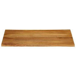 Dessus de table 110x80x2,5 cm bord vivant bois massif manguier 560262560262