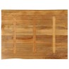 Dessus de table 110x80x2,5 cm bord vivant bois massif manguier 560262560262