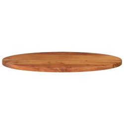 Dessus de table 120x50x3,8 cm ovale bois massif d'acacia 560268560268