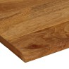 Dessus de table 100x80x2,5 cm bord vivant bois massif manguier 560272560272