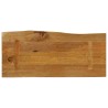 Dessus de table 80x40x3,8 cm bord vivant bois massif manguier 560276560276