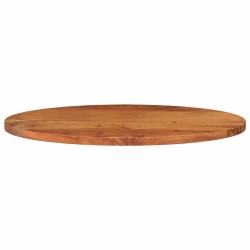 Dessus de table 80x40x2,5 cm ovale bois massif d'acacia 560278560278